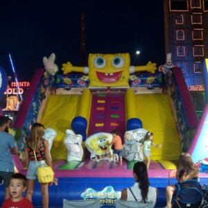 HINCHABLE TOBOGAN BOB ESPONJA